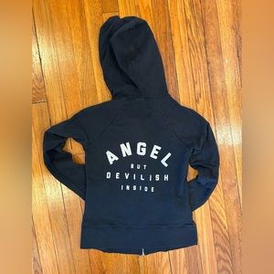 Vintage Victoria’s Secret Angel Lightweight Zip-up Hoodie